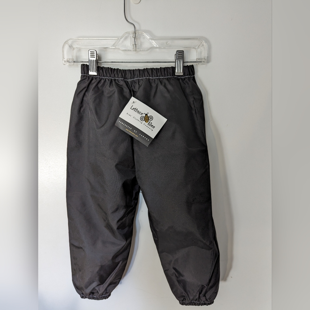 LETTUCE BEE | Rain Pants, Black (NEW)